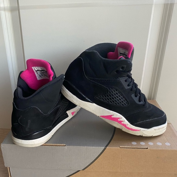 Jordan Shoes Nike Air Jordan 5 Kids Sneakers Blackpink Sz 2 Y